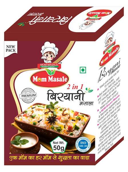 Mom Masale Biryani Masala retail pack